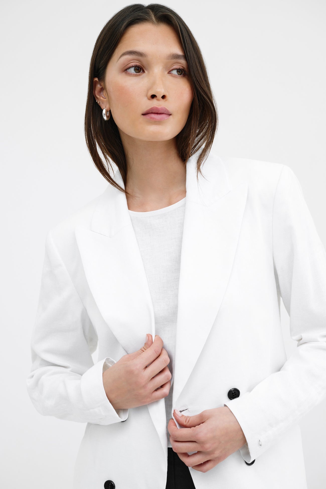 Linden Blazer | White