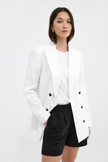 Linden Blazer | White