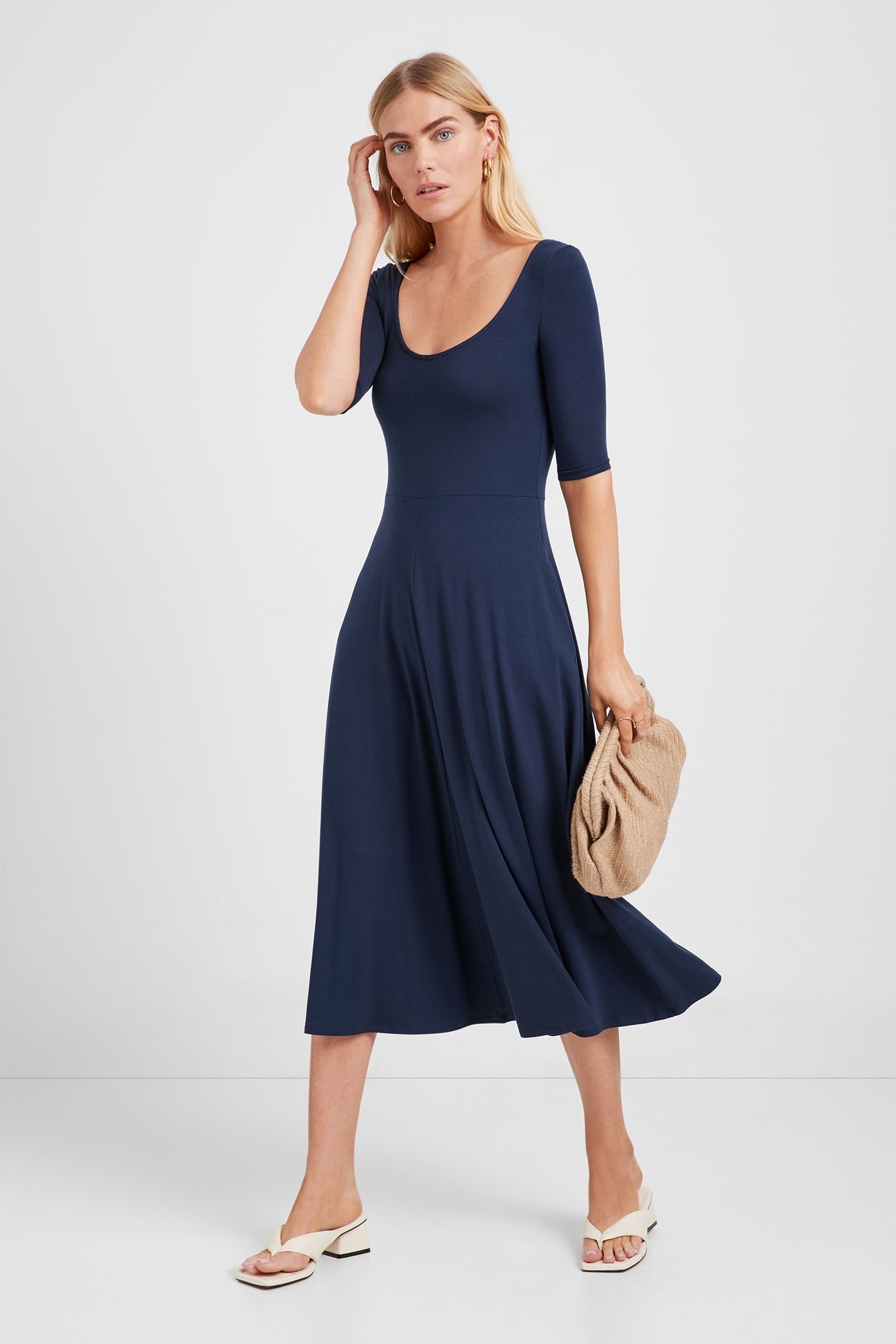 Innogen Dress | Dark Blue