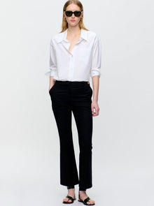 Mila Cropped Pant | Black