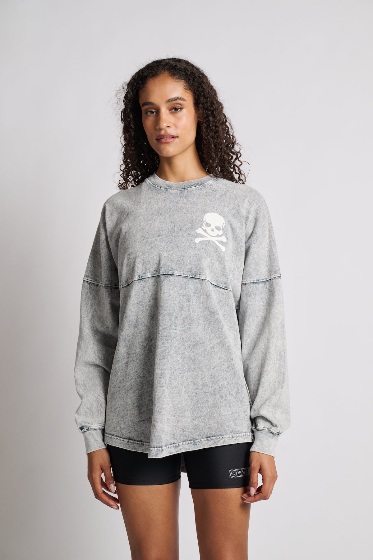 Spirit Jersey | Mineral Crewneck | Grey Mineral Wash
