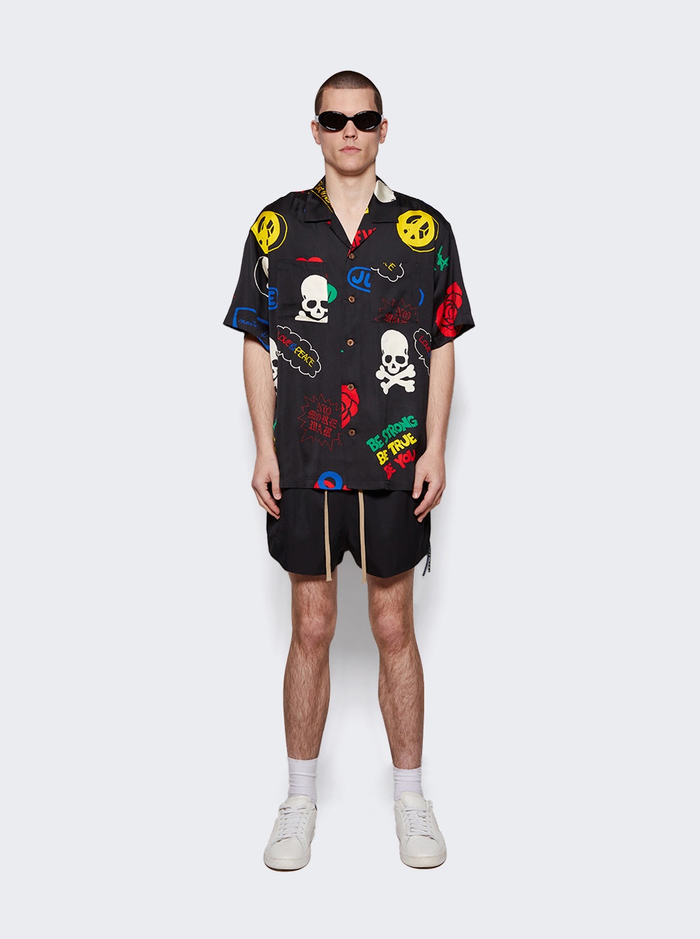 Men | MASTERMIND WORLD | Silk Shirt | Multicolor