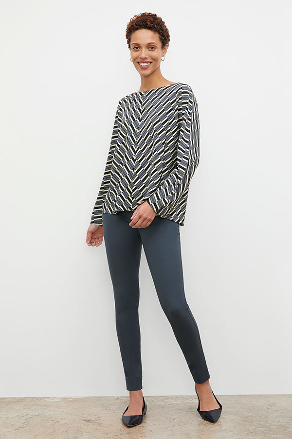 Front image of a woman wearing the Sammataro Jean - Better Than Denim in Dusty Indigo | Exclude