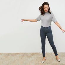 Front image of a woman wearing the Sammataro Jean - Better Than Denim in Dusty Indigo | Lead