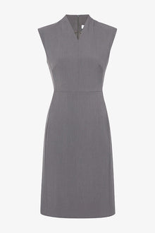 Packshot image of the Aditi Dress in Steel Gray | Still | Exclude