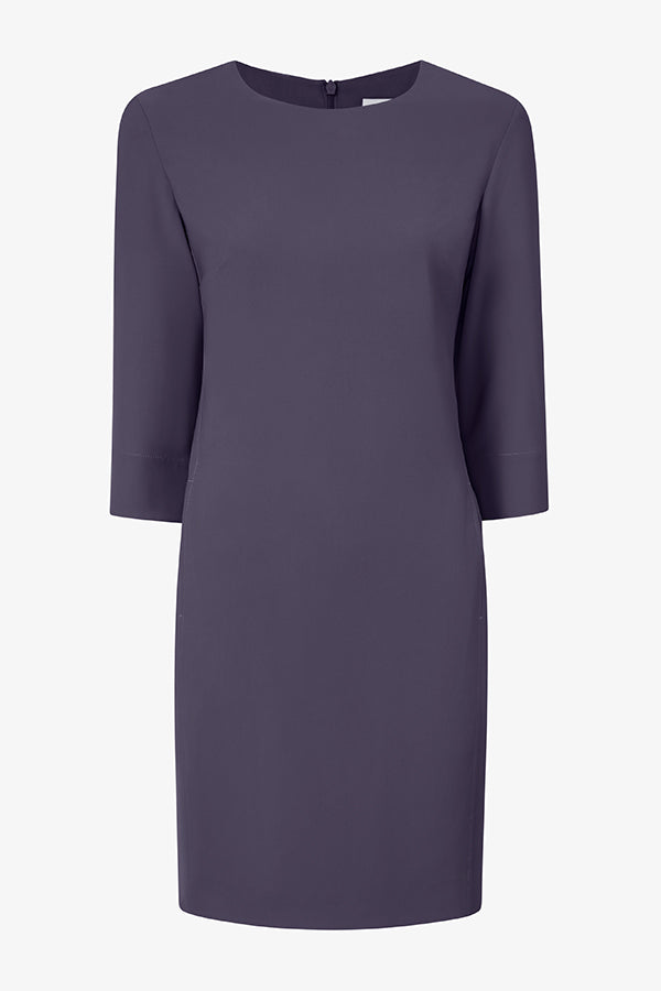 packshot image of the lancia dress in cool charcoal | Exclude | Still