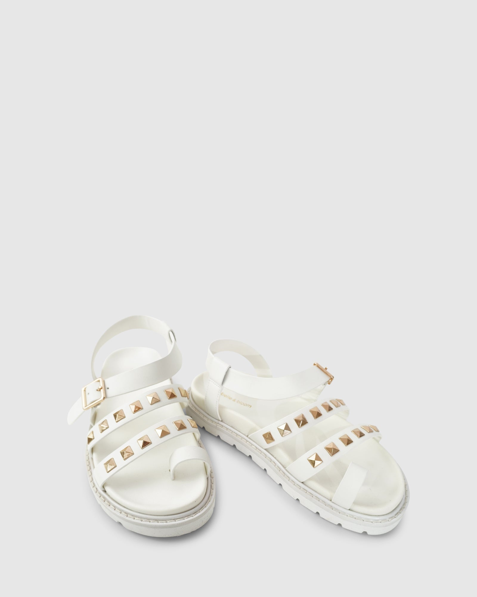 Women | Morning Mood Chunky Stud Sandal | Cream