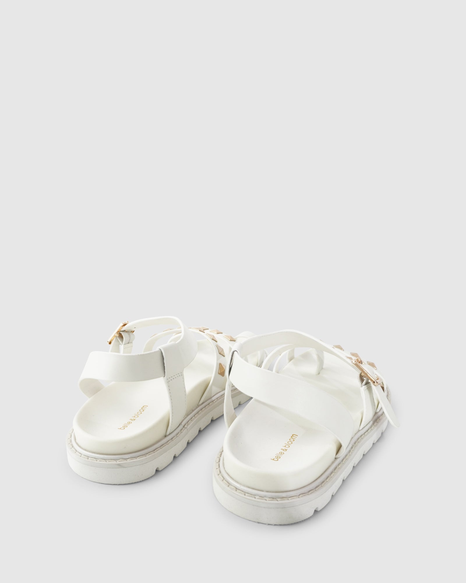 Women | Morning Mood Chunky Stud Sandal | Cream