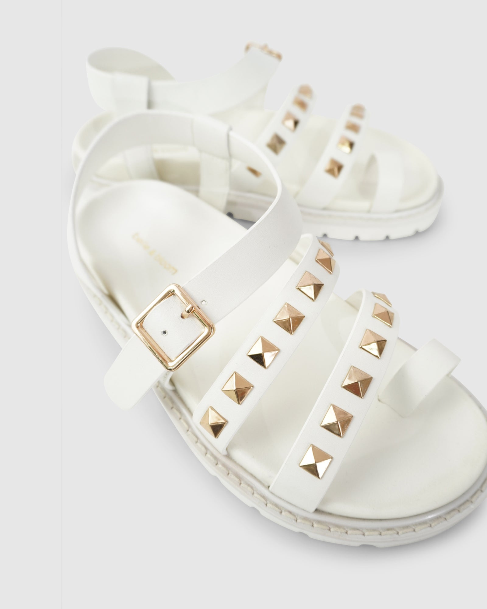 Women | Morning Mood Chunky Stud Sandal | Cream