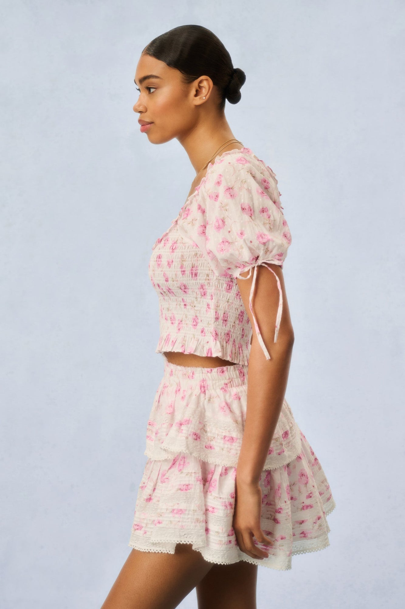 Molly Heirloom Print Top | Sterling Dusk