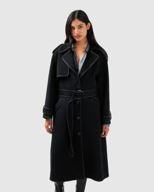 Million Reasons Belted Coat | Women | Black