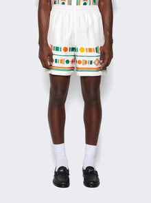 Men | CASABLANCA | Playful Eagle Shorts | White