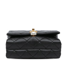 Chanel | Pre-Owned Mini Quilted Calfskin Pearl CC Accordion Flap | Black