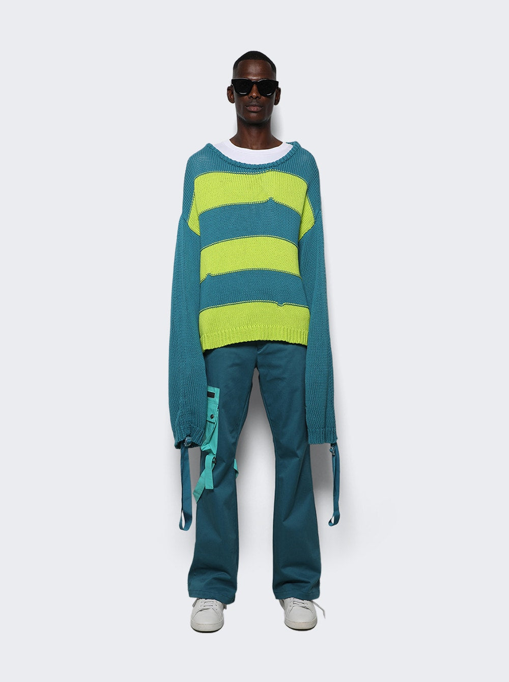 Members of The Rage | Flare Jeans Petrol | Green