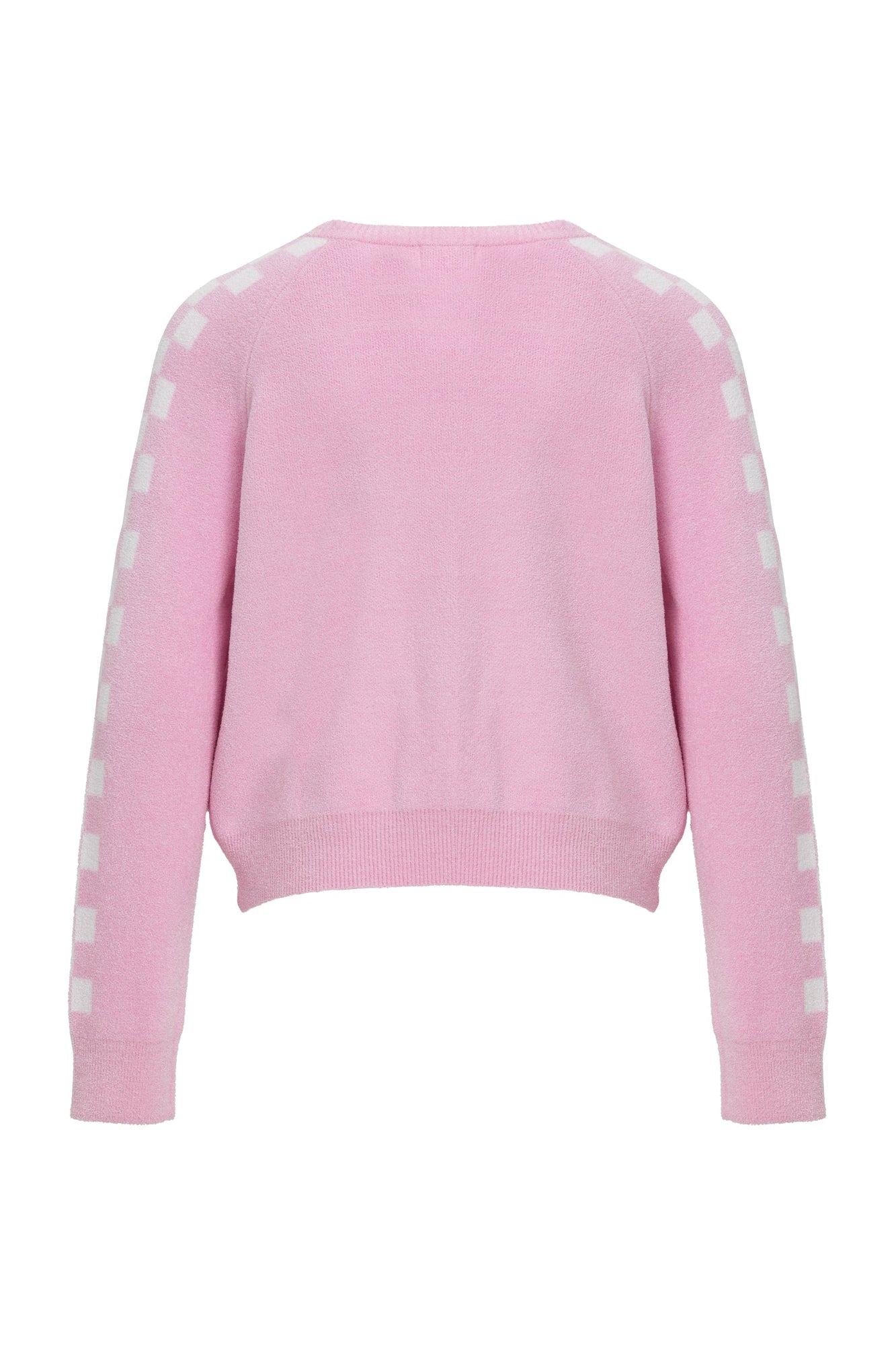 Youth | Cozychic Ultra Lite Checkered Barbie Pullover | Barbie Pink