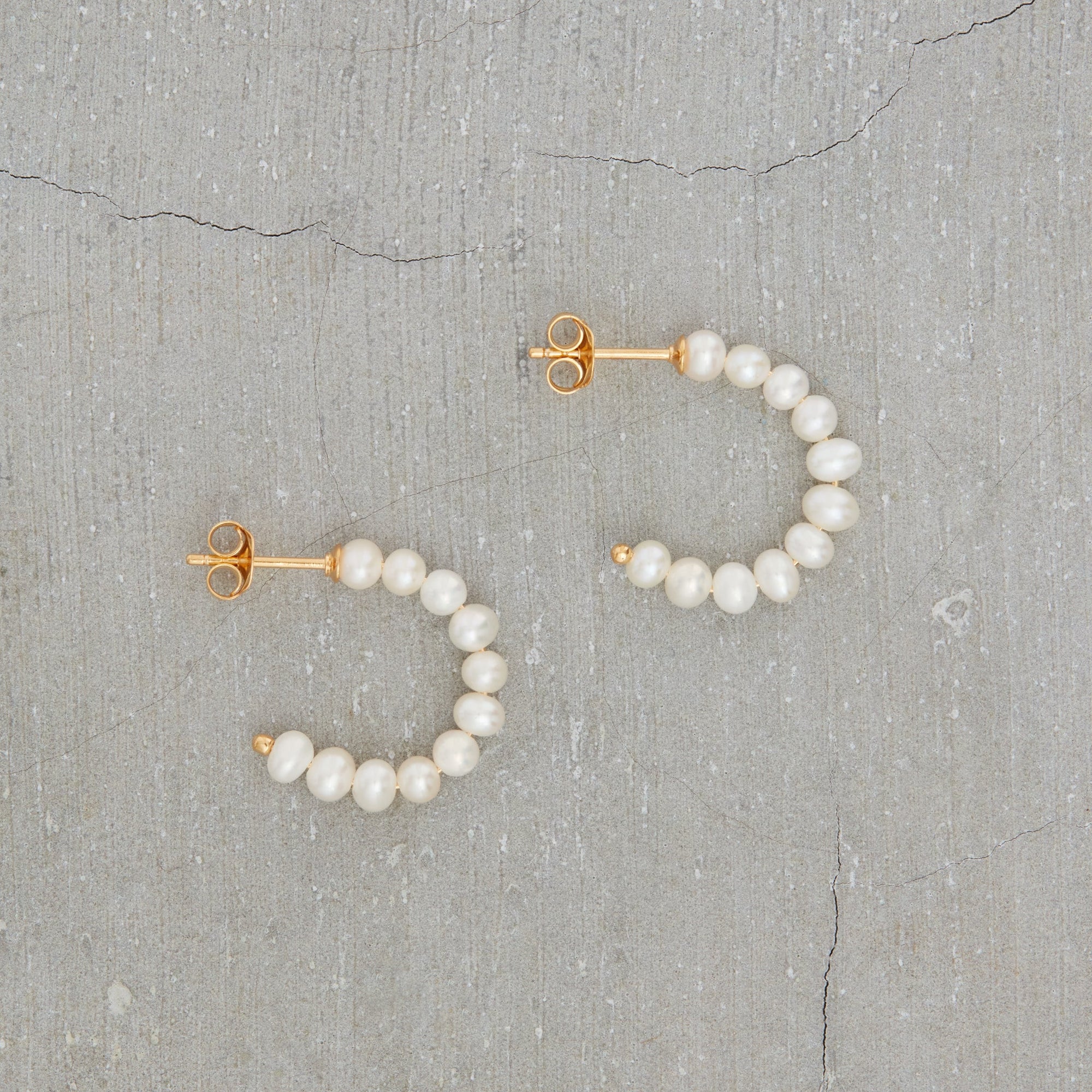 Delilah Earrings | 18K Gold Vermeil | Freshwater Pearls