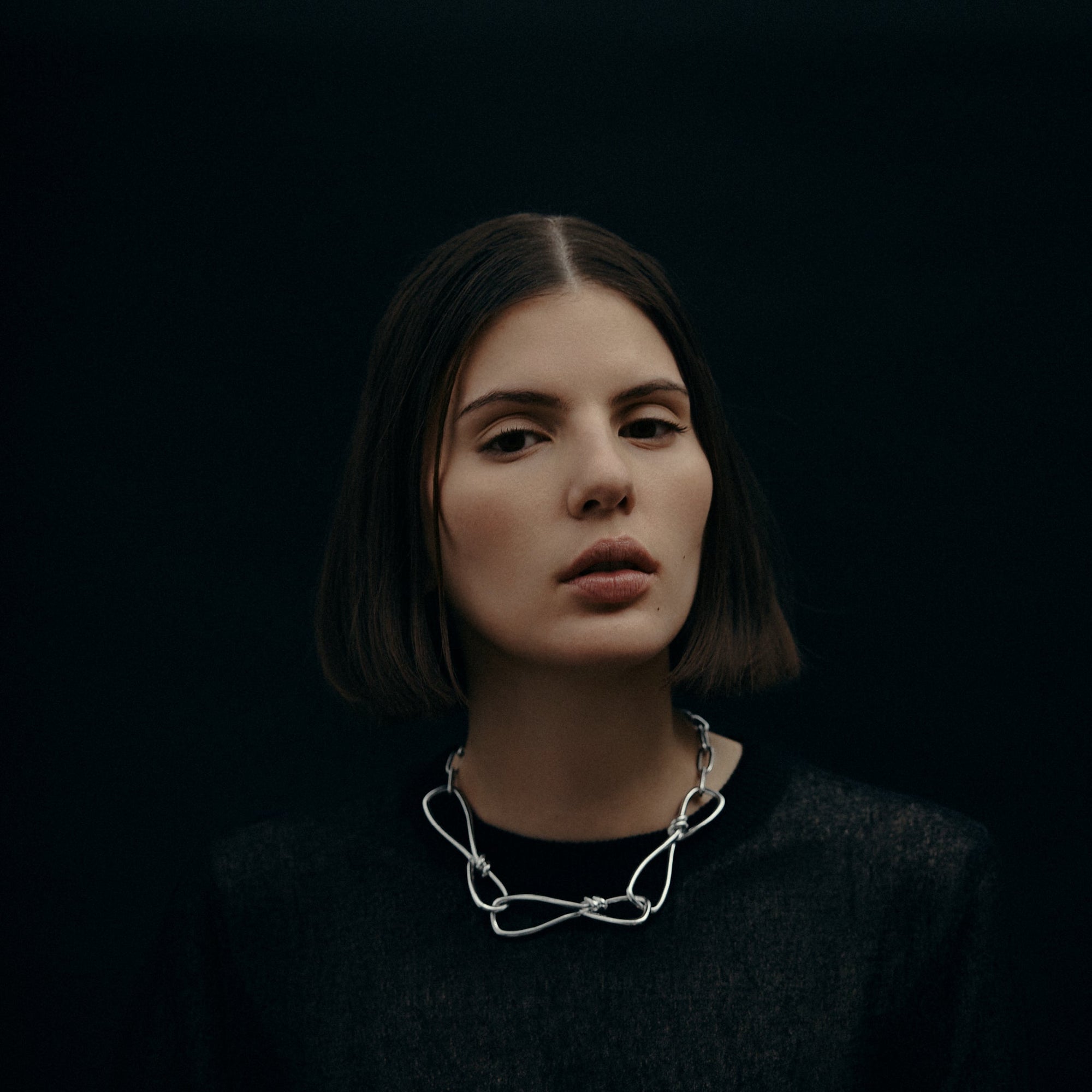 Links Necklace | Silver | Freshwater Pearls