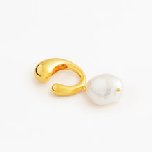 Aura Ear Cuff | 18K Gold-Plated on Sterling Silver | Freshwater Pearls