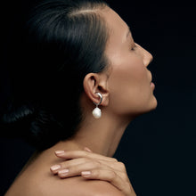Aura Ear Cuff | Sterling Silver | Freshwater Pearls