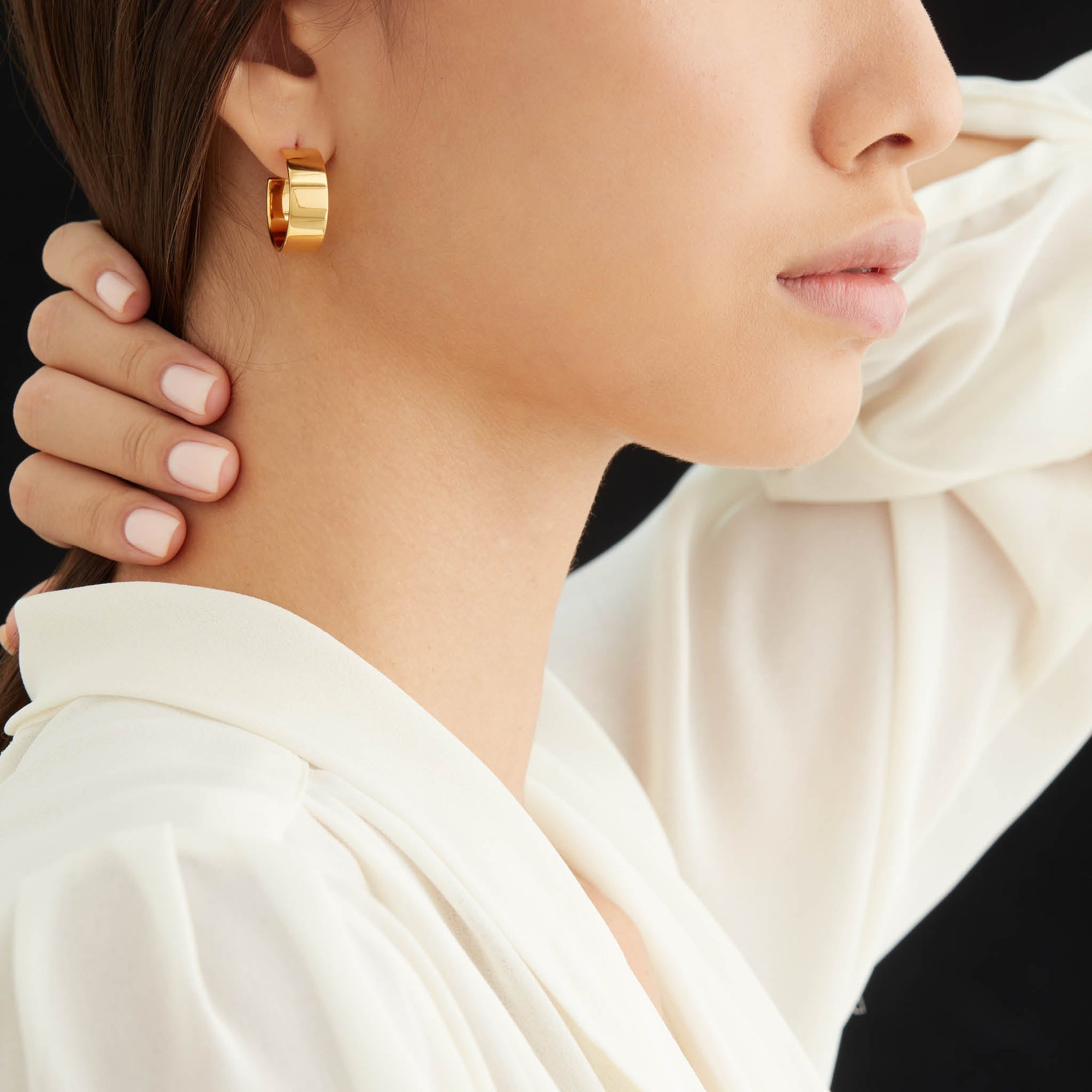 Max Earrings - High Polish | 18K Gold-Plated on Brass