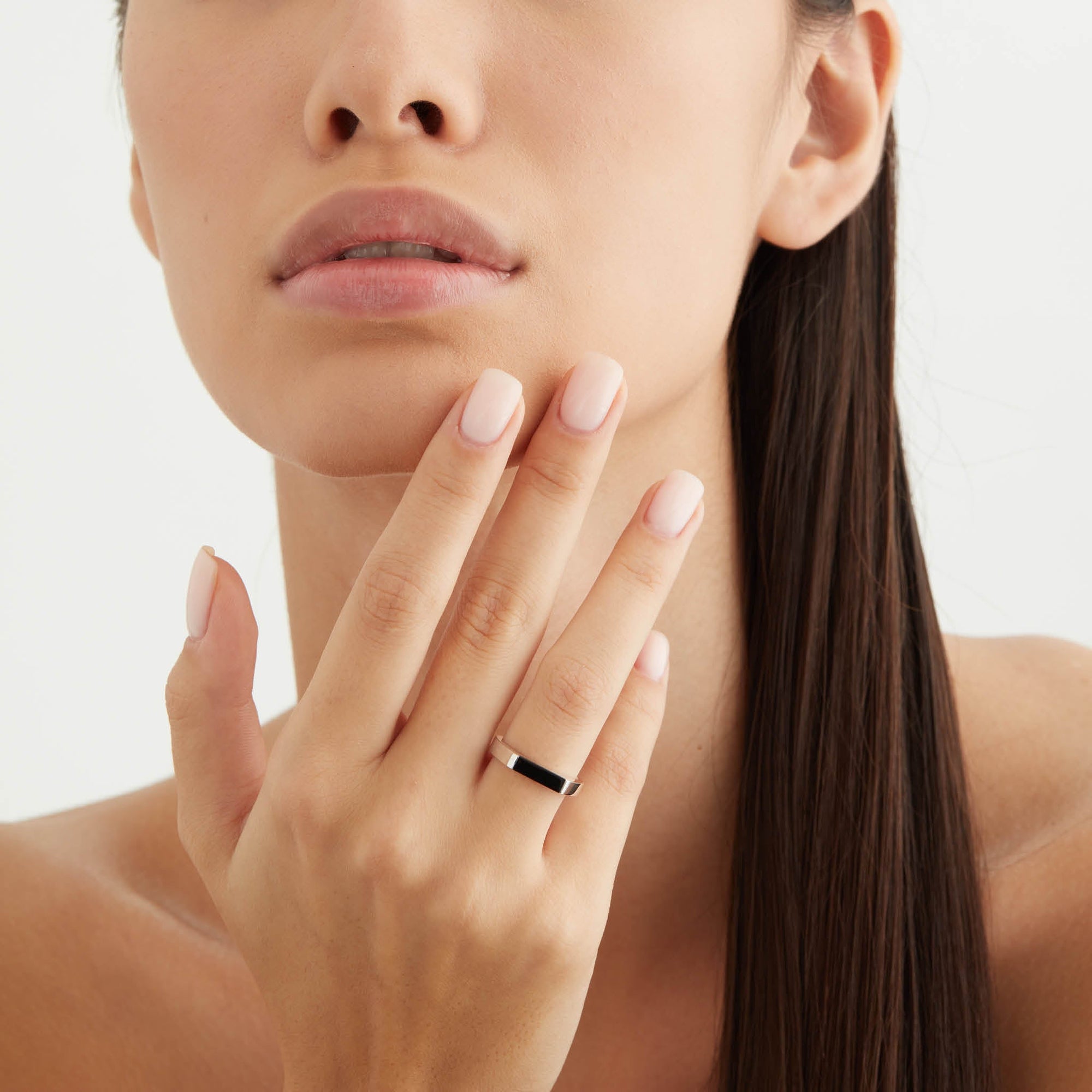 Theorem Ring | Silver | Jet Black