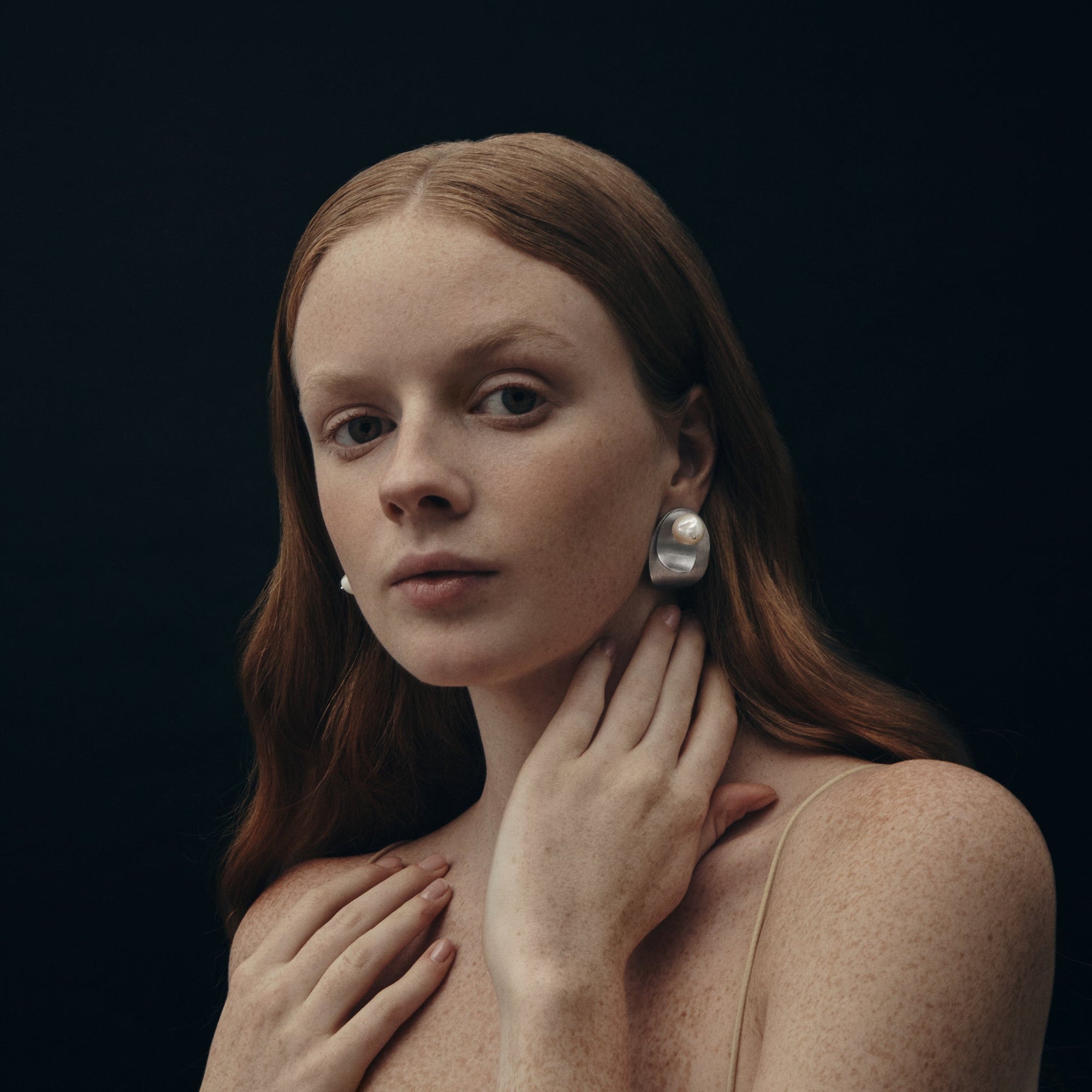 Yoko Earrings | Sterling Silver | Freshwater Pearls