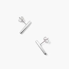 Neo Bar Earrings | Sterling Silver