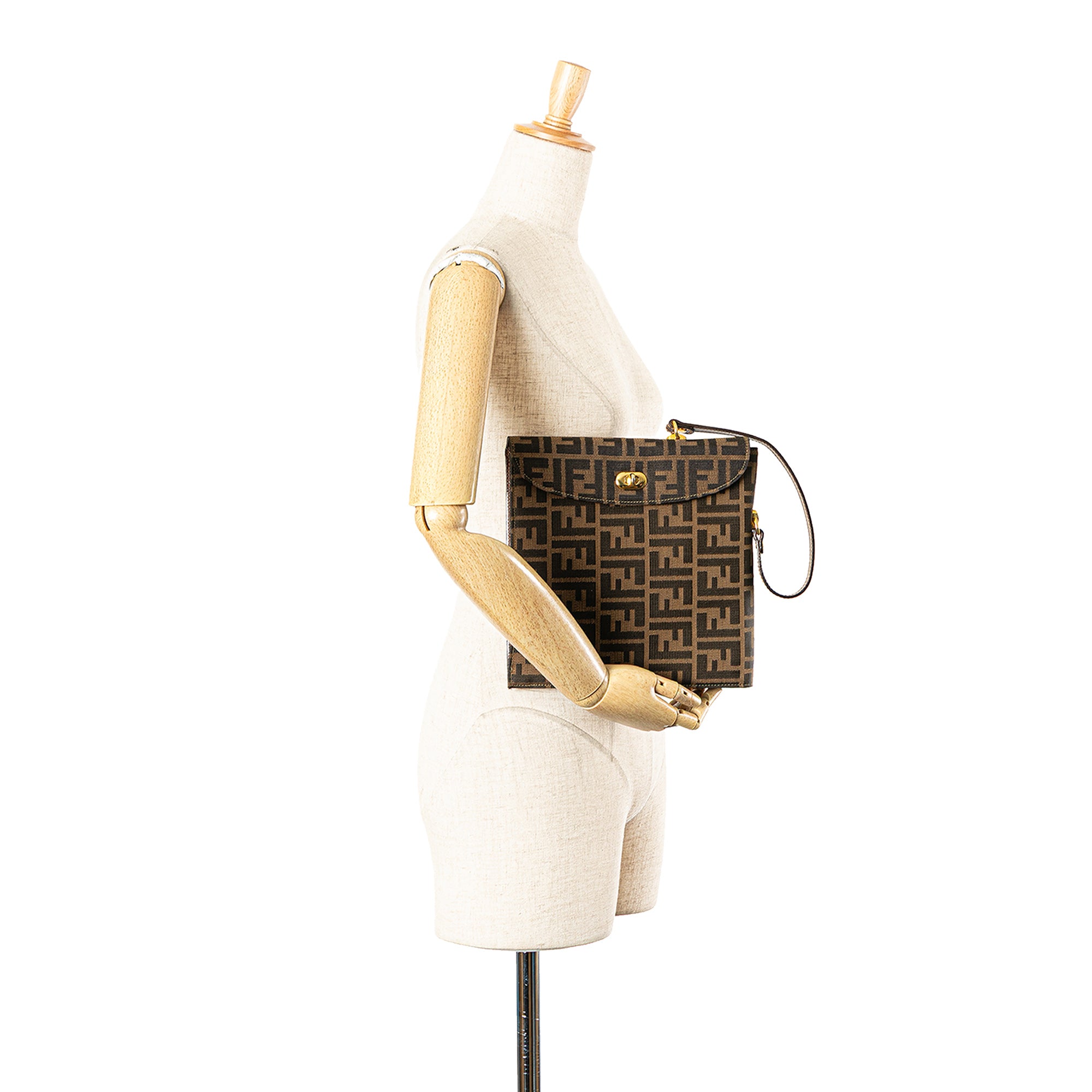 Fendi | Pre-Owned Zucca Canvas Handbag | Brown