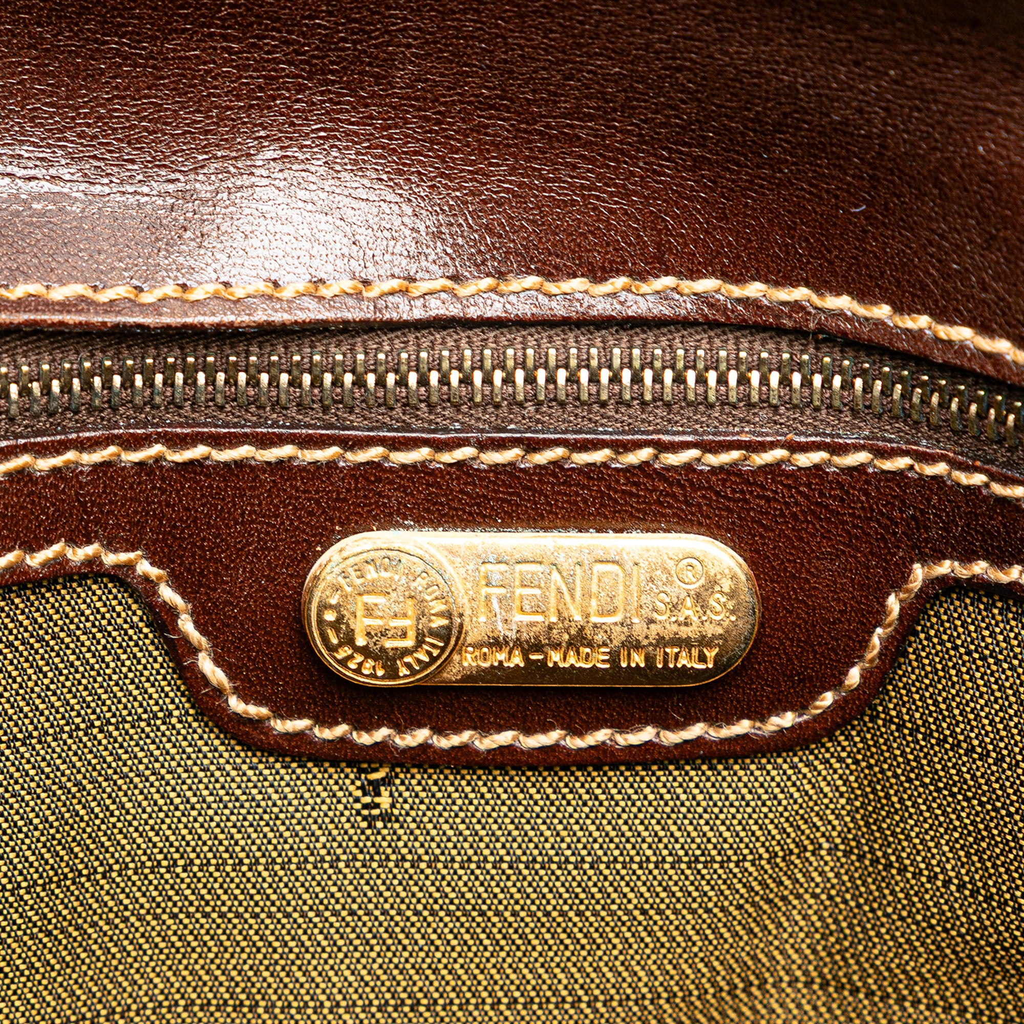 Fendi | Pre-Owned Zucca Canvas Handbag | Brown