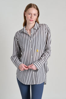 Kerri Rosenthal | Maddie Ride Soul Ride Shirt | Canvas-Charcoal