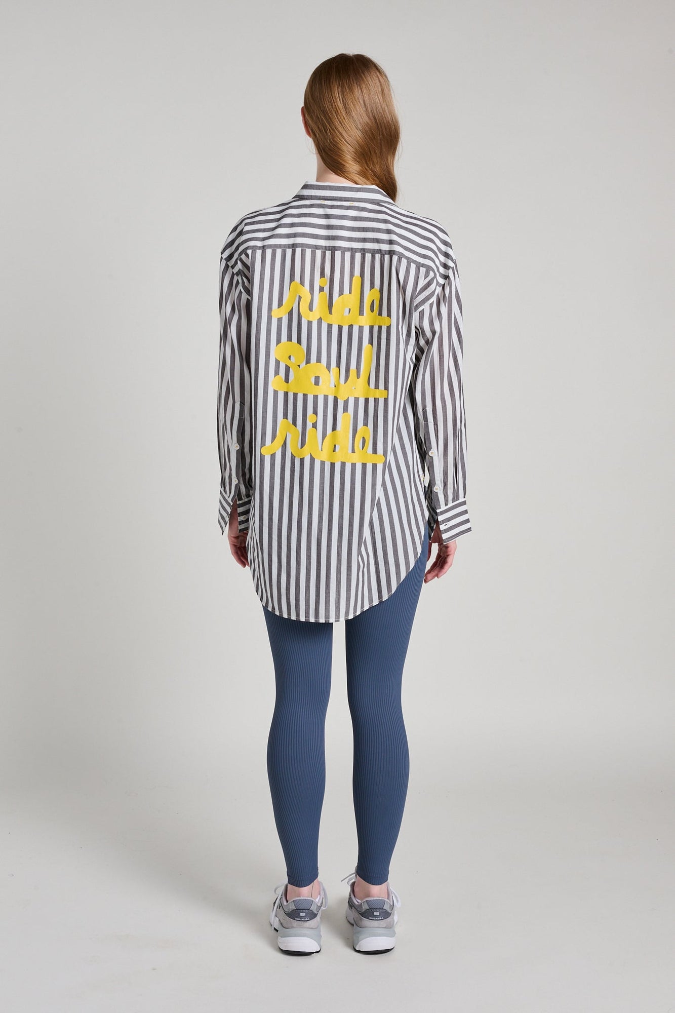 Kerri Rosenthal | Maddie Ride Soul Ride Shirt | Canvas-Charcoal