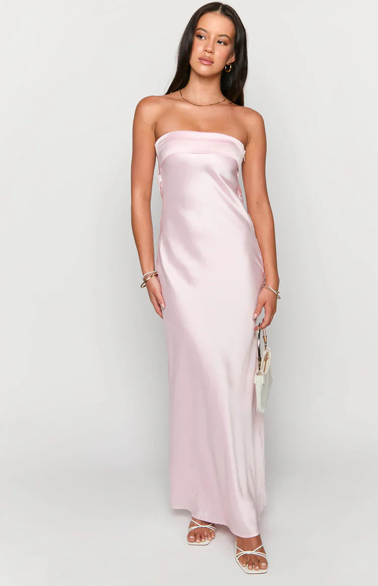 Maiah Maxi Dress | Light Pink
