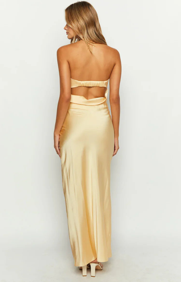 Maiah Maxi Dress | Yellow