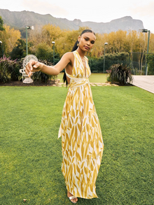 Mailys Dress | Jardin Mustard