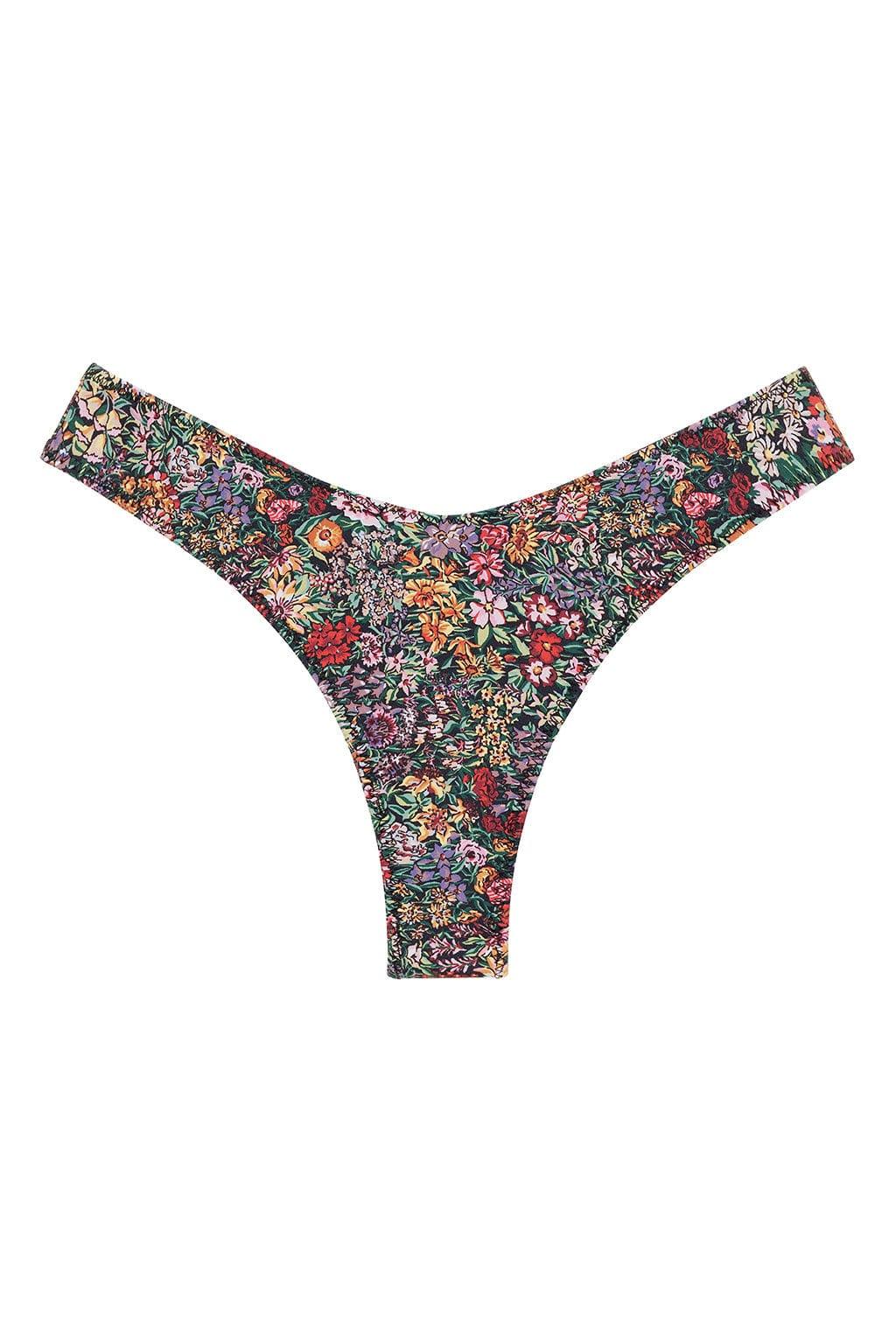 Lulu Zig Zag Stitch Bikini Bottom | Mara Floral