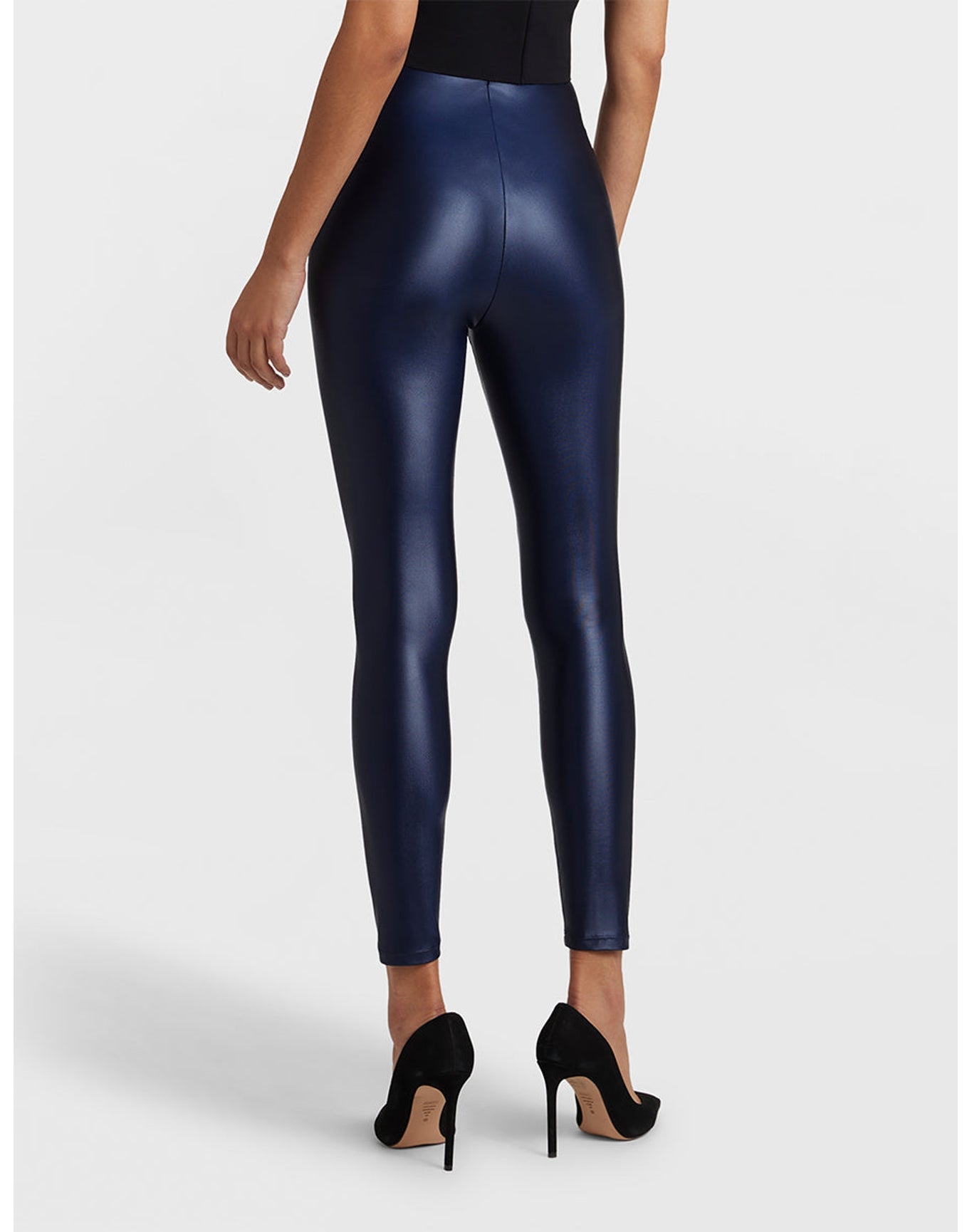 Matte Metallic Legging | Sapphire