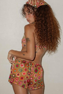 Low Rise Drawstring Short | Mazzy Floral