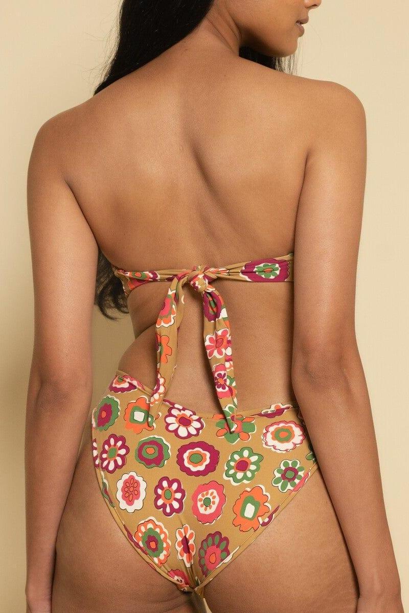 Added Coverage Lulu Bikini Bottom | Mazzy Floral