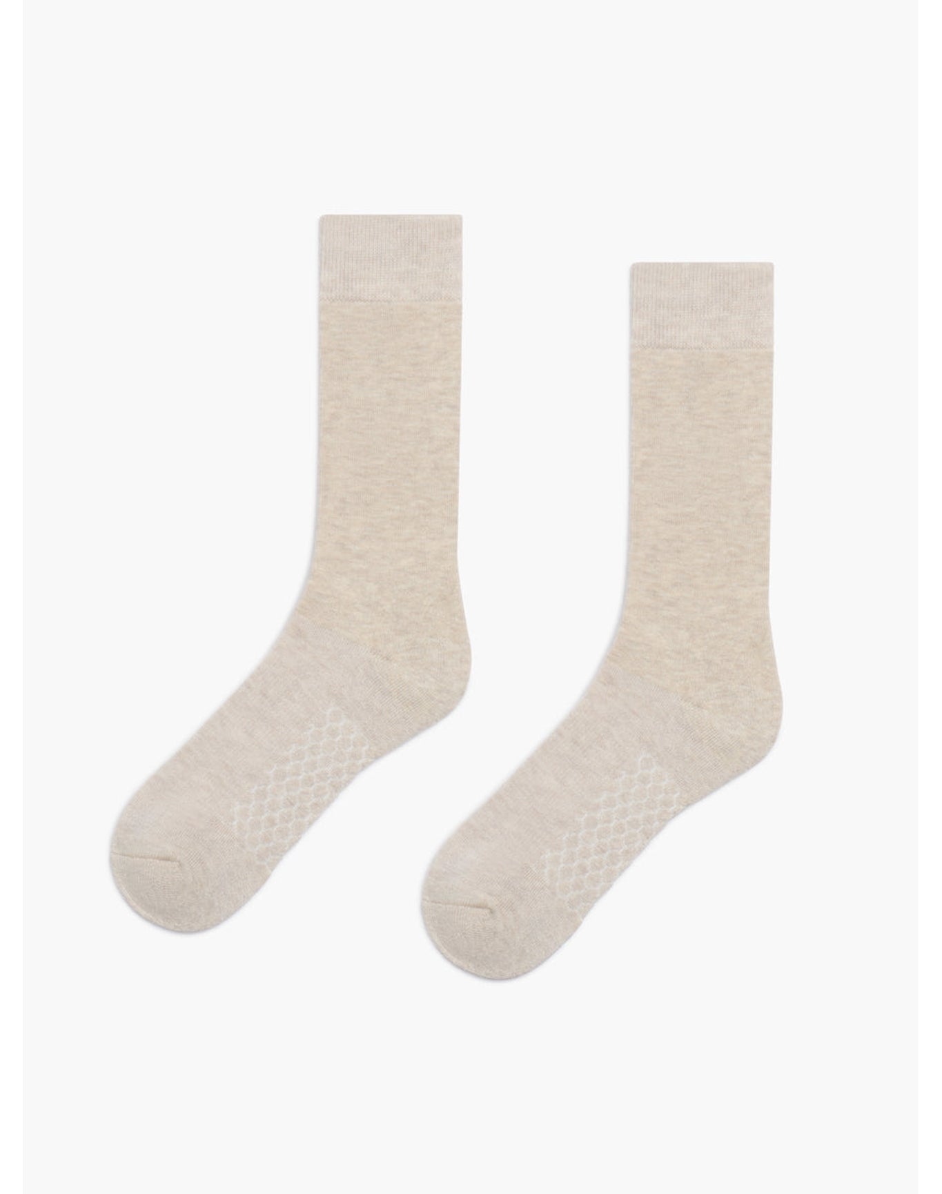 Men | Atlas Crew Sock | Flax Heather