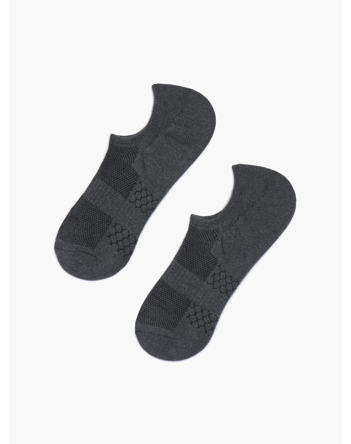 Men | Atlas No Show Sock | Charcoal Heather