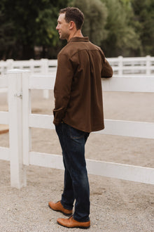 Men | John Shirt | Brown