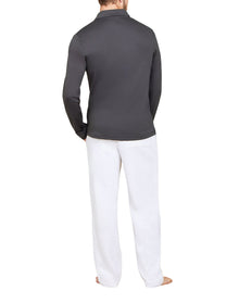 Men | MC Pima Long Sleeve Polo | Carbon