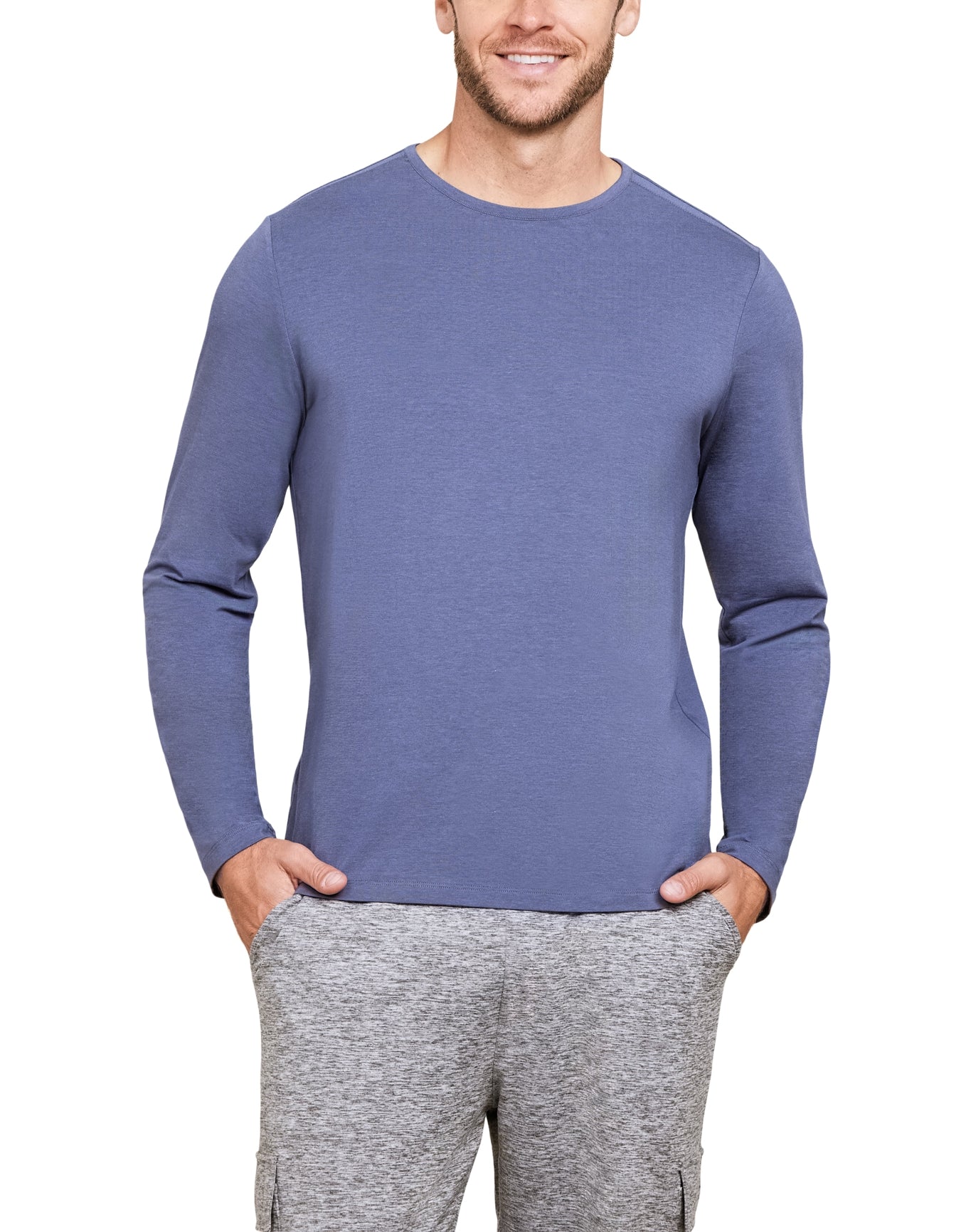 Men | MC Seamed Long Sleeve | Cosmic Blue