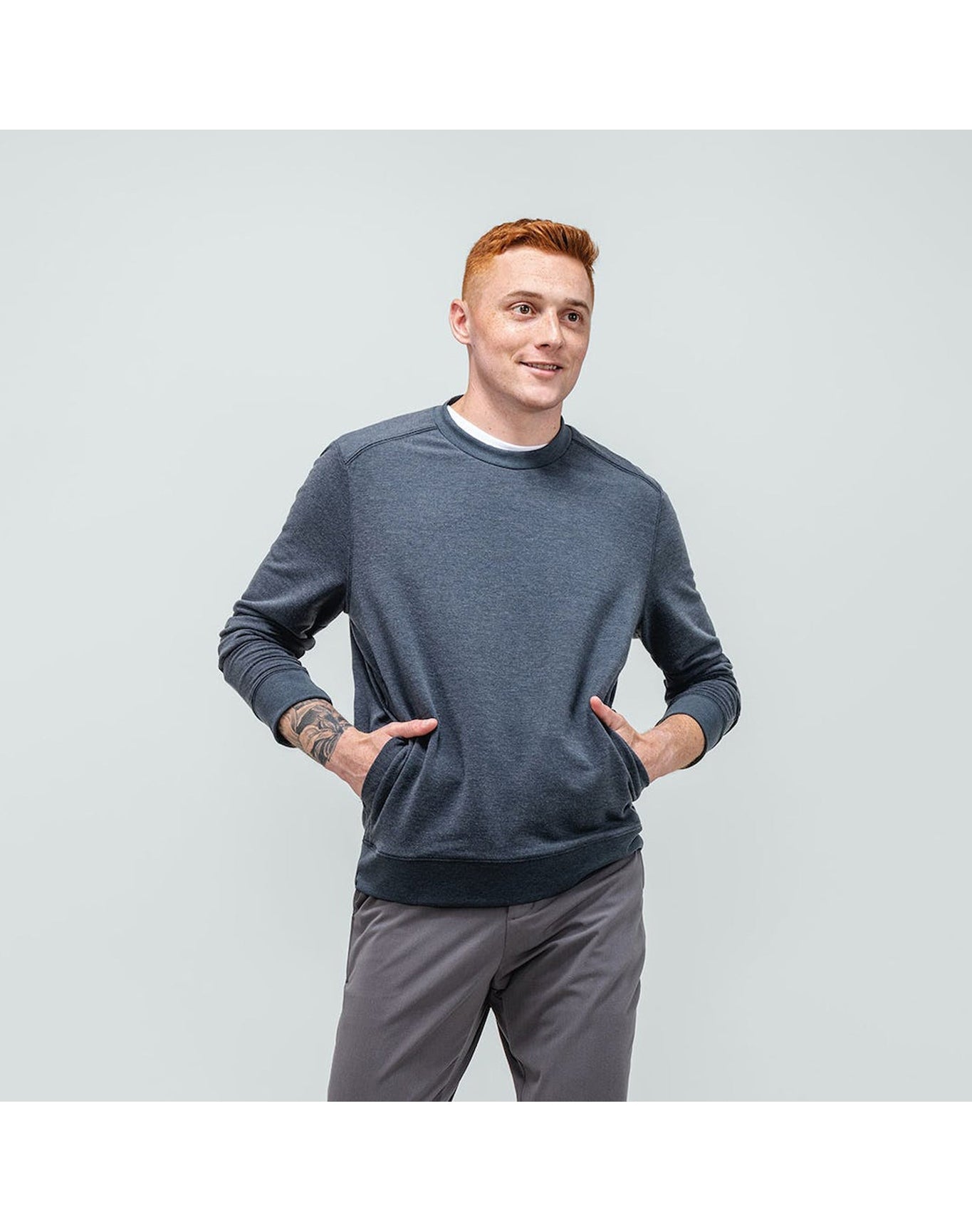 Men | Pace Tapered Chino | Medium Grey