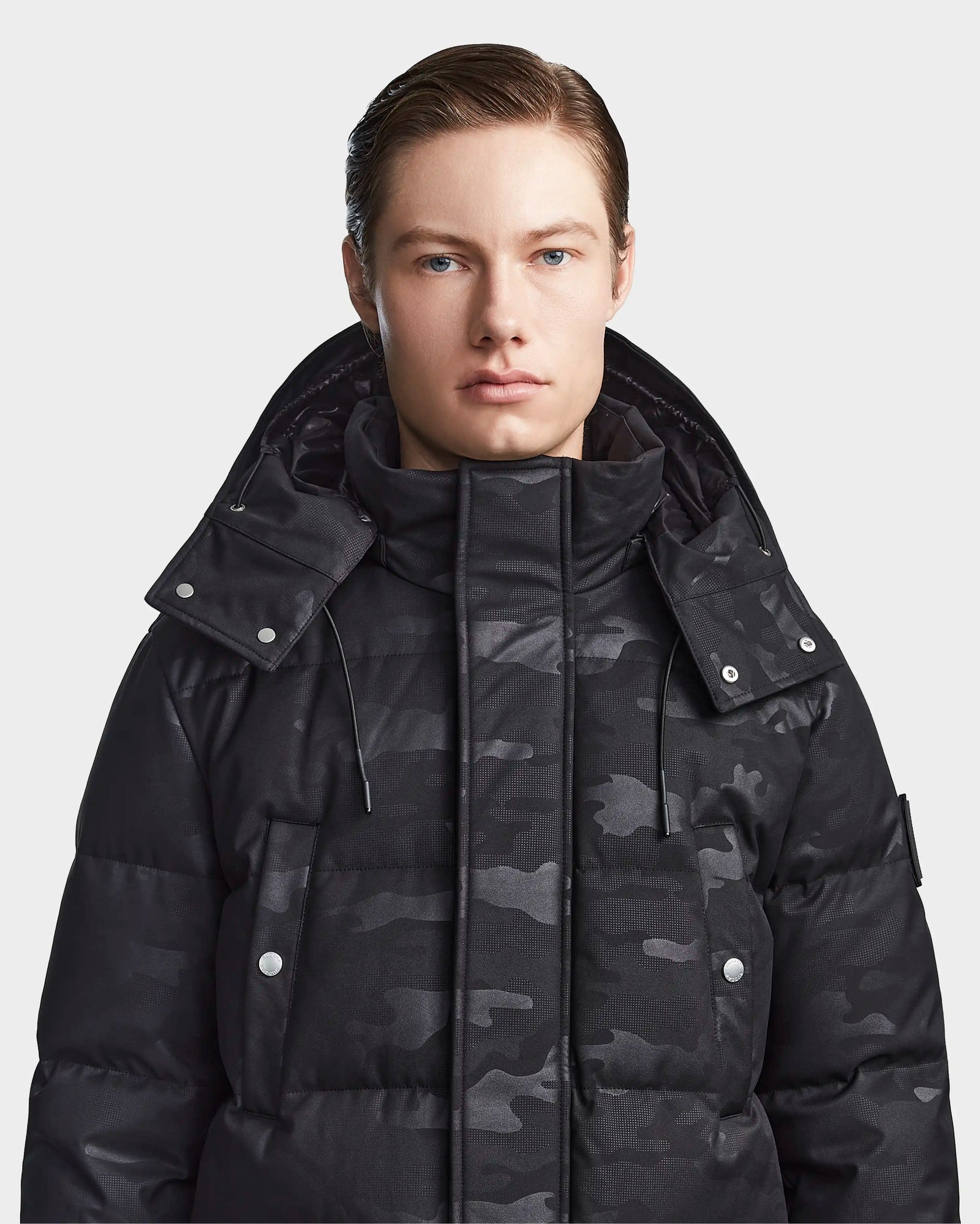 Men | RICKY Down Puffer | Camo Black