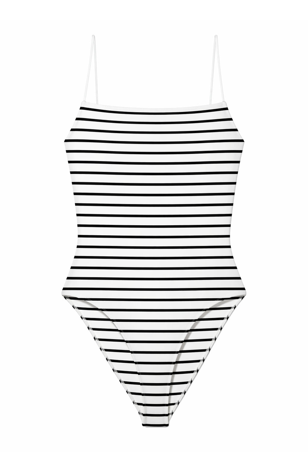 Micro Layla One Piece | Black & White Stripe