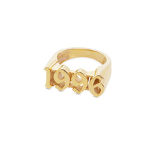 The Old English Year Ring | 18KT Gold Vermeil