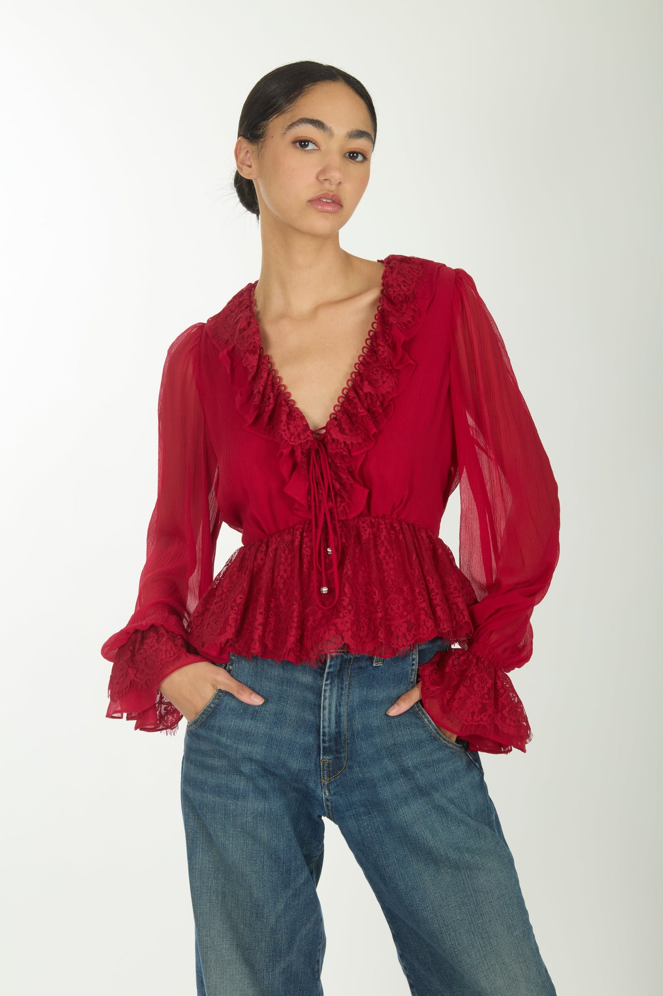 Milana Top | Lipstick Red