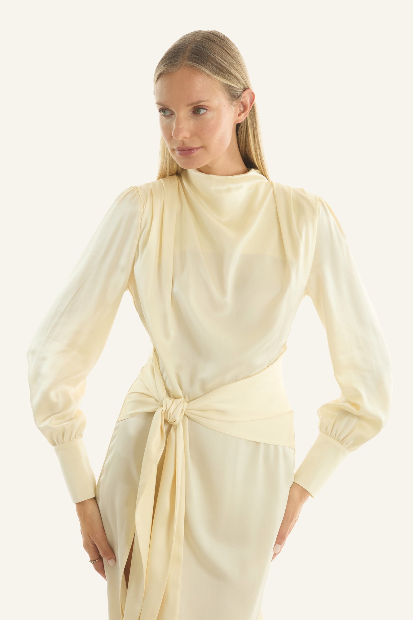 Mina Dress | Vintage Creme