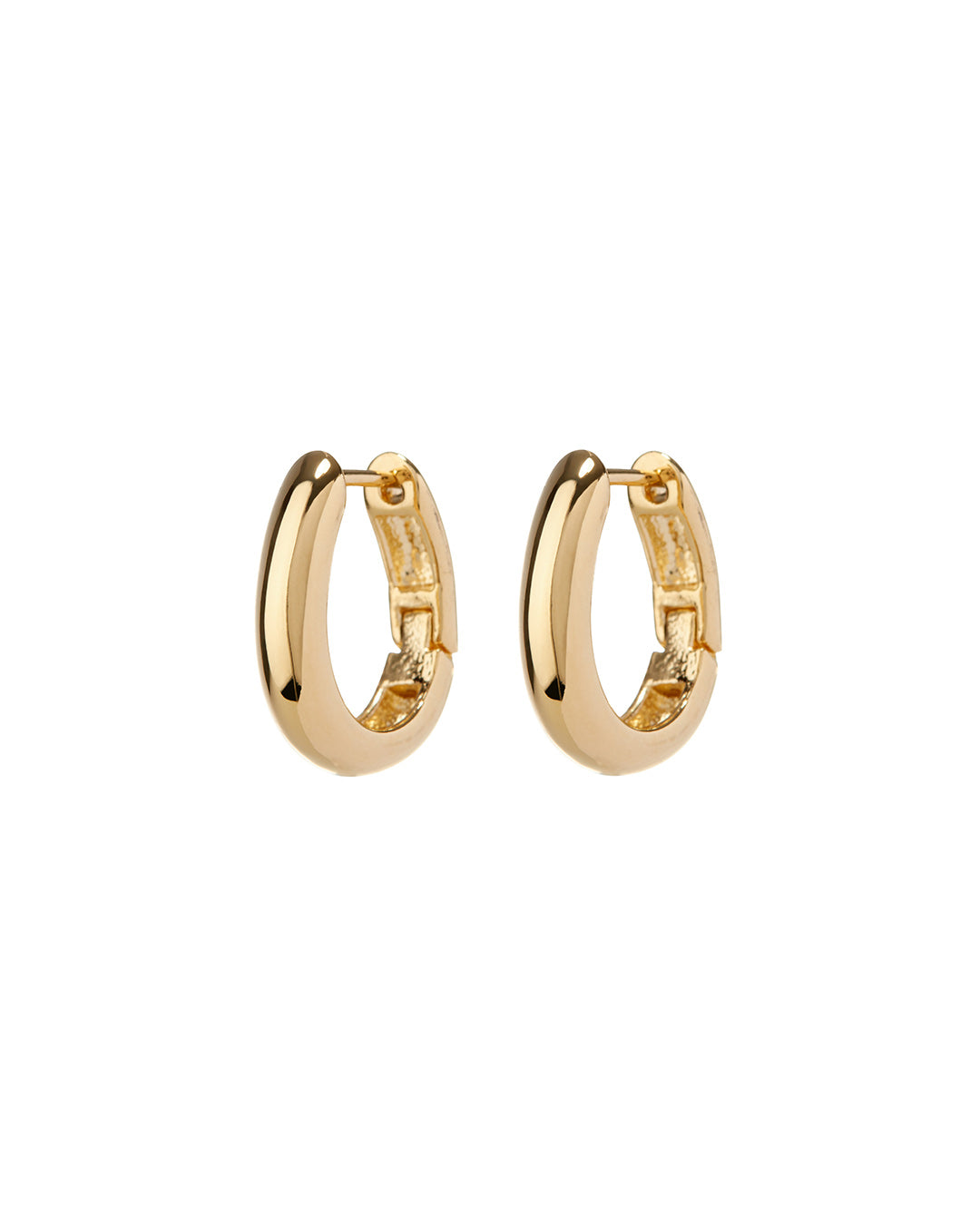 Mini Carmella Huggies (15mm) - Gold | Plated Gold